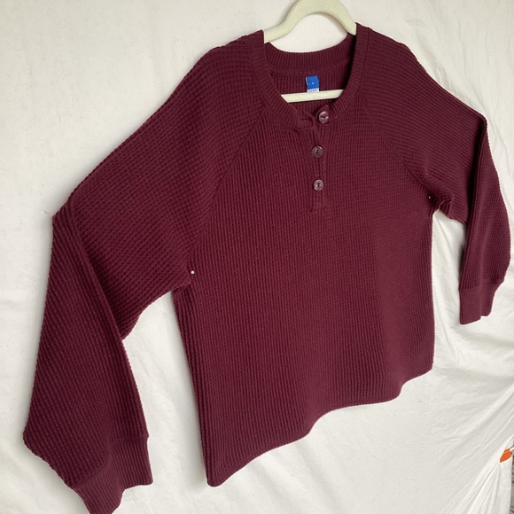 Old Navy waffle Henley women’s shirt - Picture 6 of 12